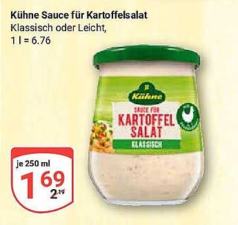 Kühne Sauce für Kartoffelsalat