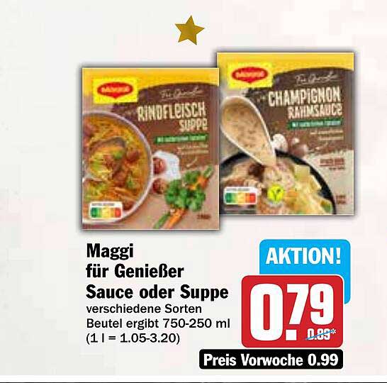 Maggi für Genießer Sauce oder Suppe