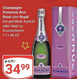 Pommery Brut Rosé oder Royal