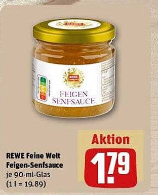 REWE Feine Welt Feigen-Senfsauce