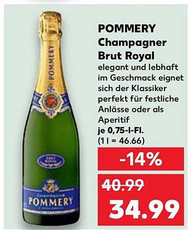 POMMERY Champagner Brut Royal