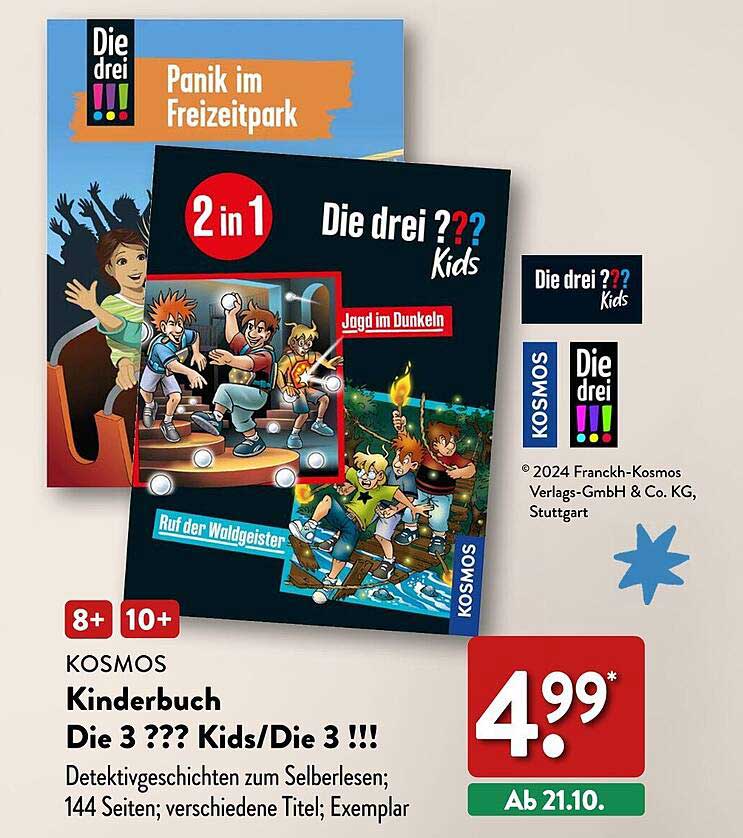 Kinderbuch  
Die 3 ??? Kids/Die 3 !!!