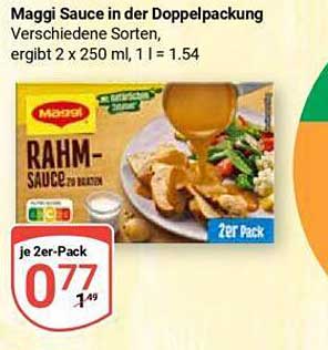 Maggi Rahm-Sauce in der Doppelpackung