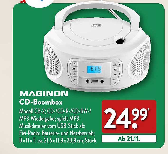 MAGINON CD-Boombox