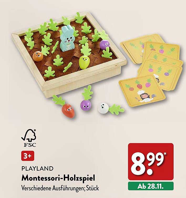 Montessori-Holzspiel