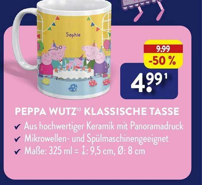 PEPPA WUTZ™ KLASSISCHE TASSE