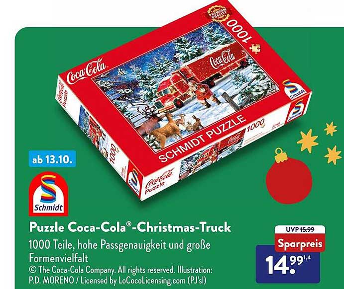 Puzzle Coca-Cola®-Christmas-Truck