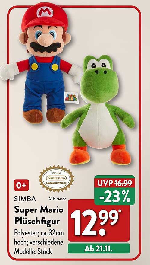 Super Mario Plüschfigur