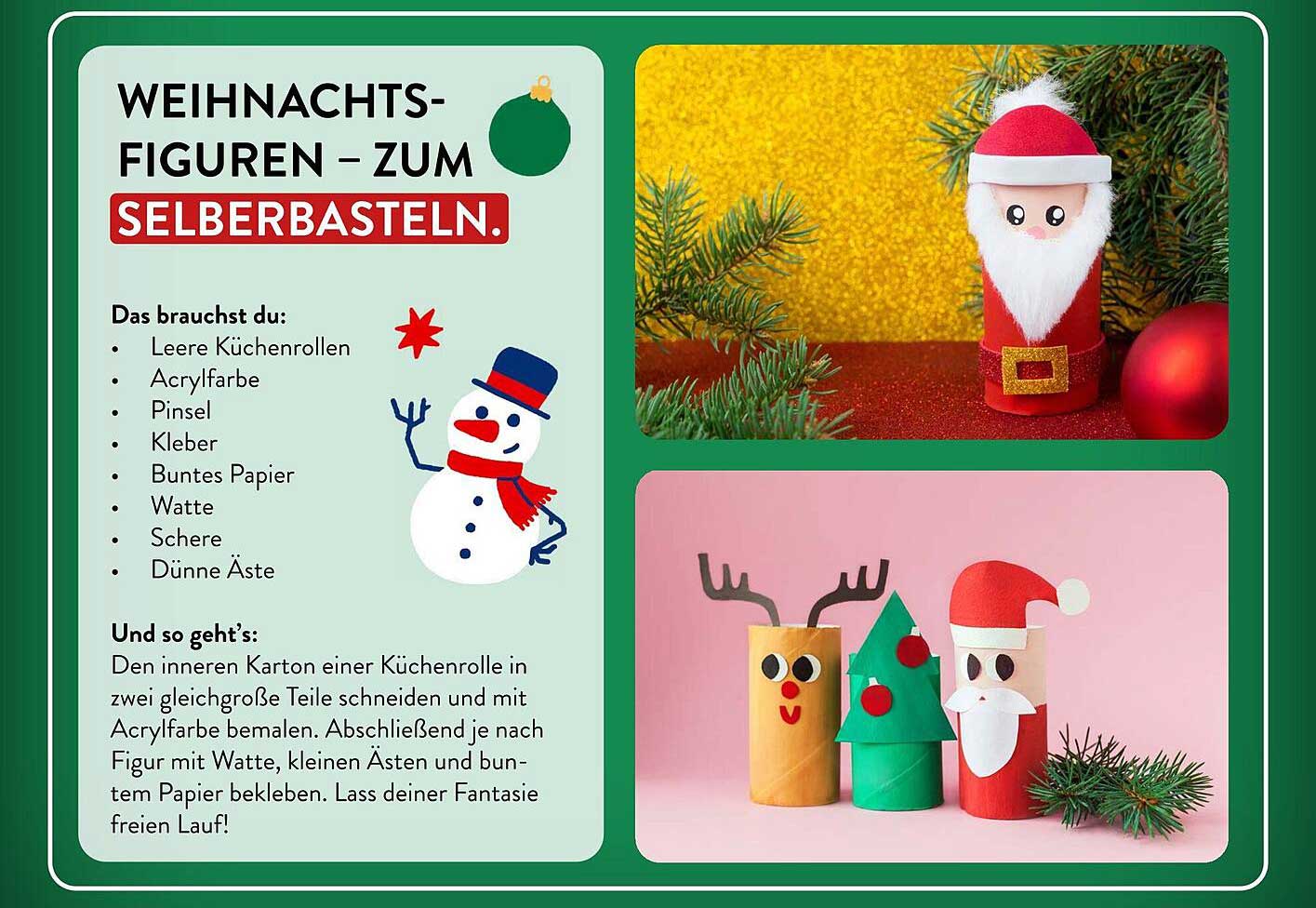 WEIHNACHTSFIGUREN – ZUM SELBERBASTELN.