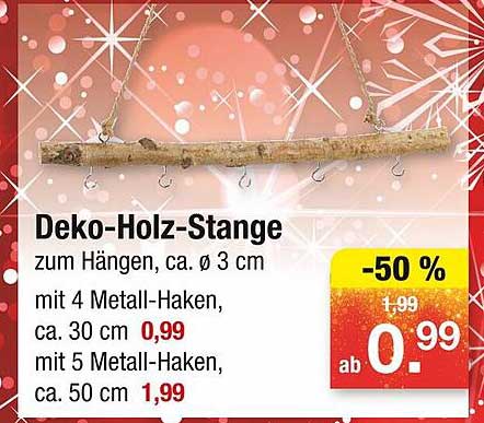 Deko-Holz-Stange