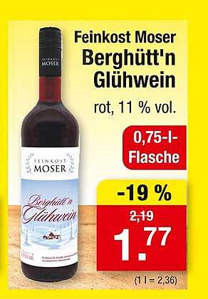 Feinkost Moser Berghütt'n Glühwein