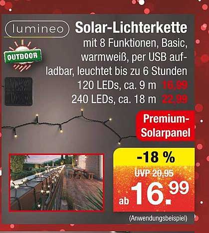 lumineo Solar-Lichterkette