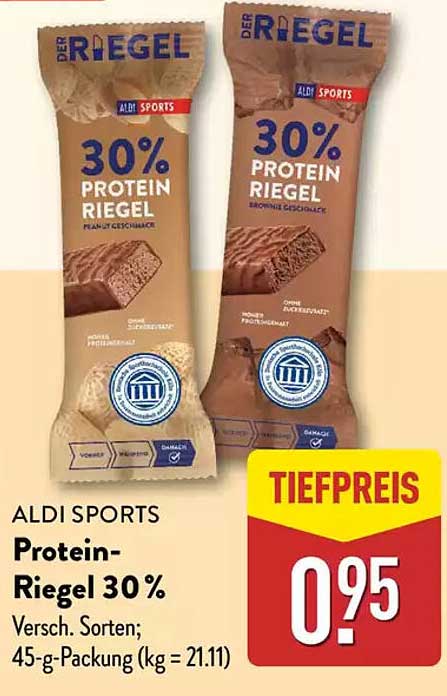 ALDI SPORTS Protein-Riegel 30%