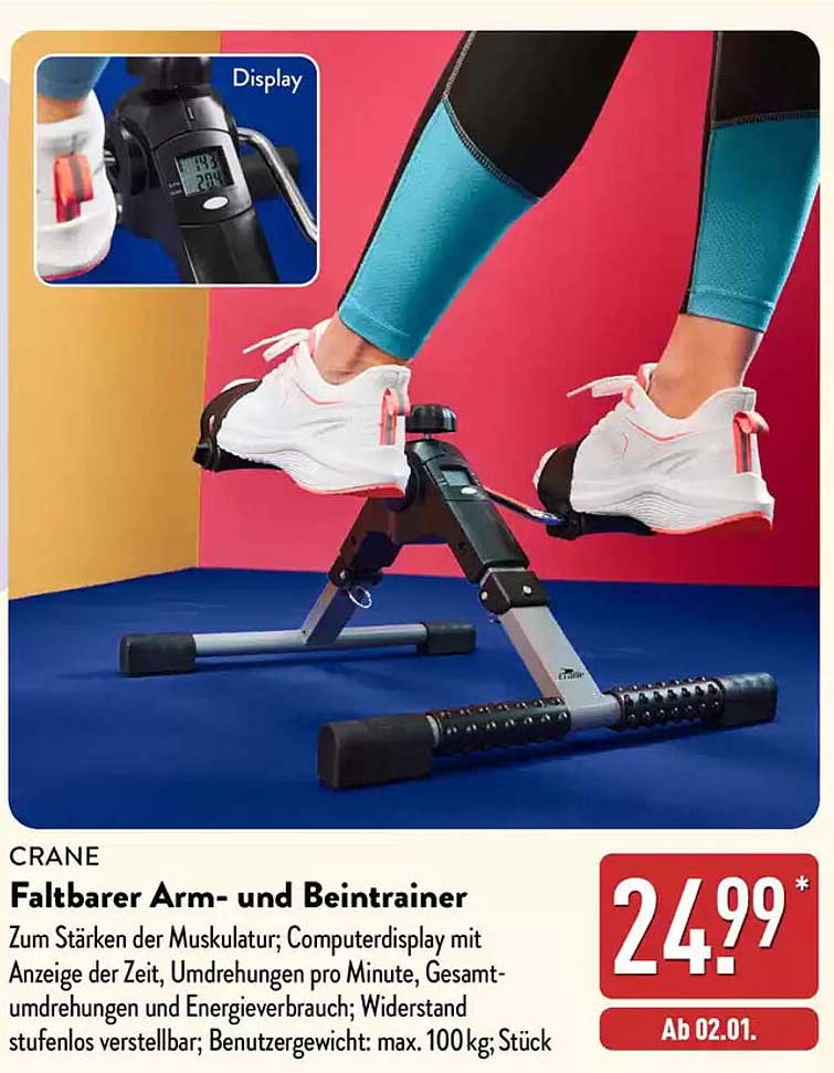 CRANE Falbarer Arm- und Beintrainer