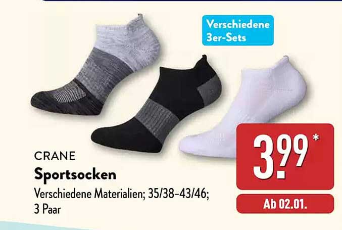 CRANE Sportsocken