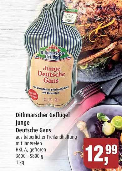 Dithmarscher Geflügel Junge Deutsche Gans