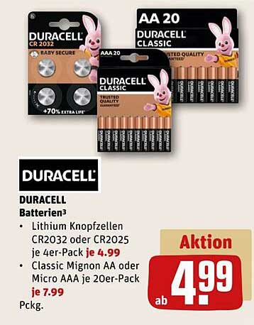 DURACELL Batterien