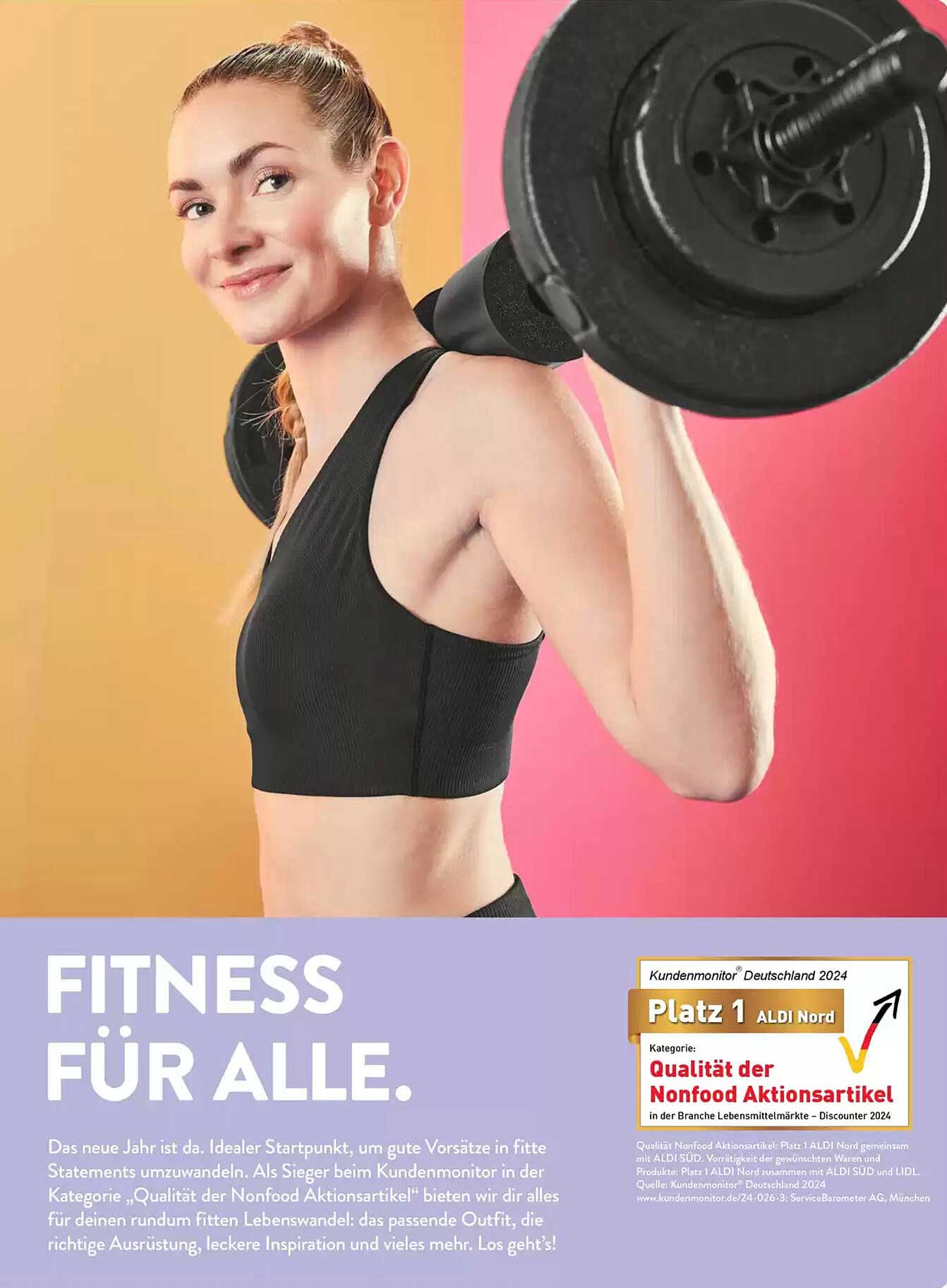 FITNESS FÜR ALLE.