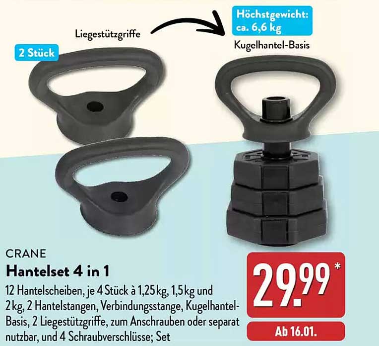 Hantelset 4 in 1