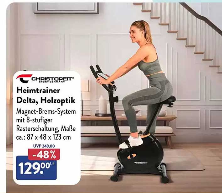 Heimtrainer Delta, Holzoptik