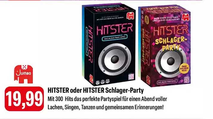 HITSTER oder HITSTER Schlager-Party