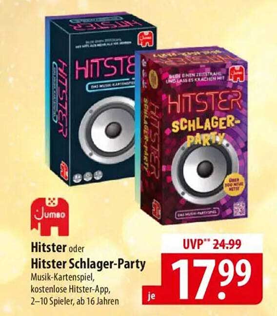 Hitster oder Hitster Schlager-Party