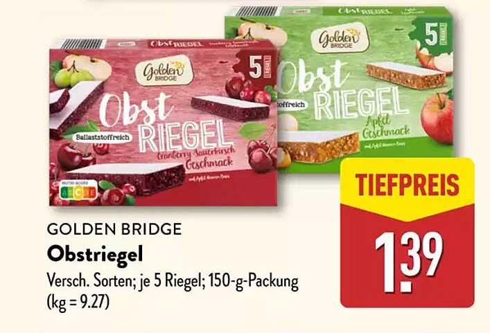 Obst Riegel