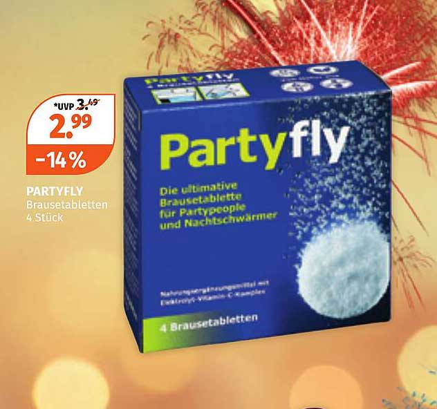 Partyfly Brausetabletten