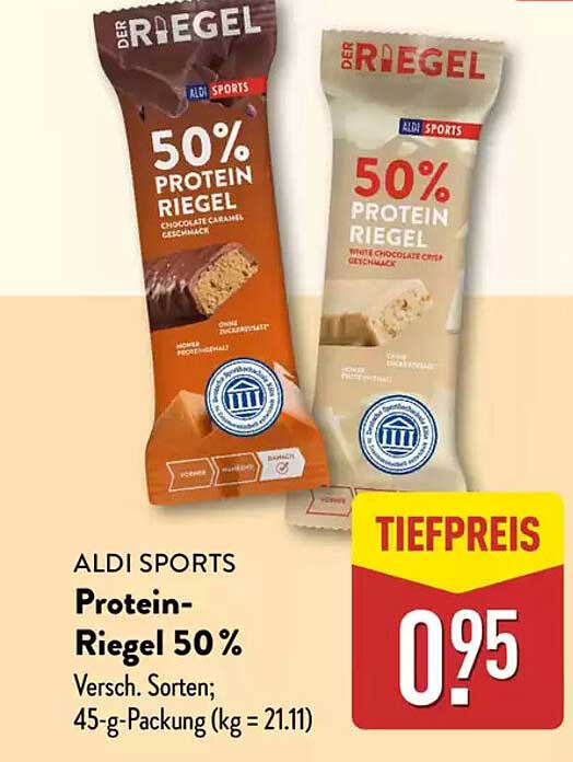 Protein-Riegel 50 %