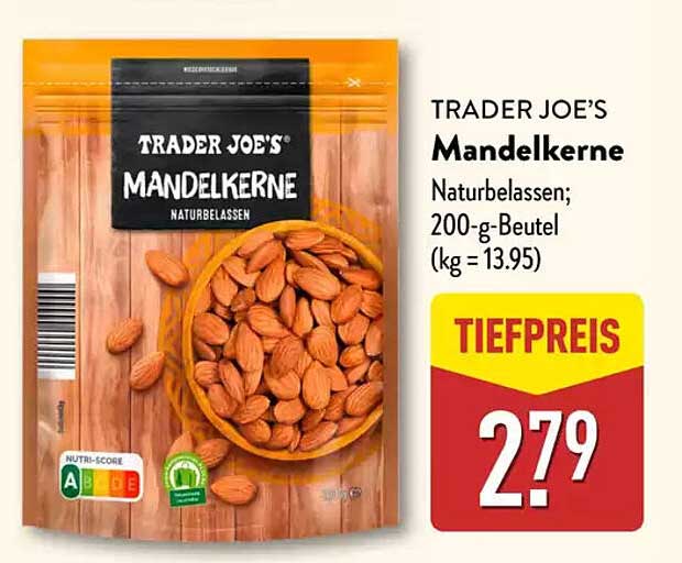 Trader Joe's Mandelkerne