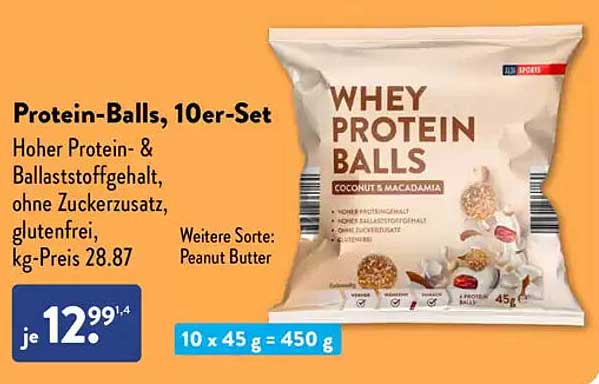 WHEY PROTEIN BALLS