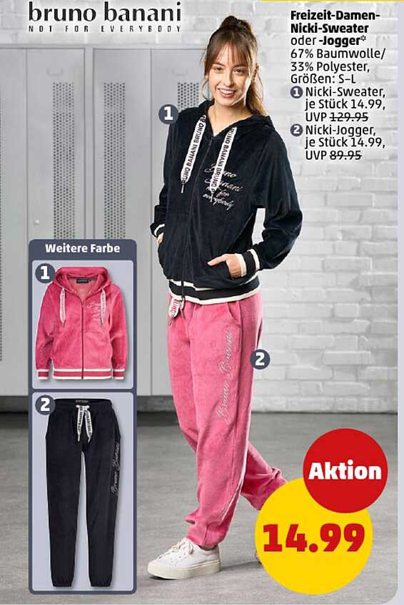 Freizeit-Damen-Nicki-Sweater oder -Jogger