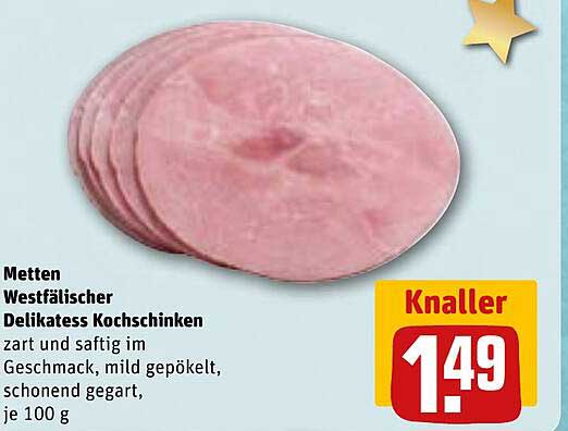 Metten Westfälischer Delikatess Kochschinken