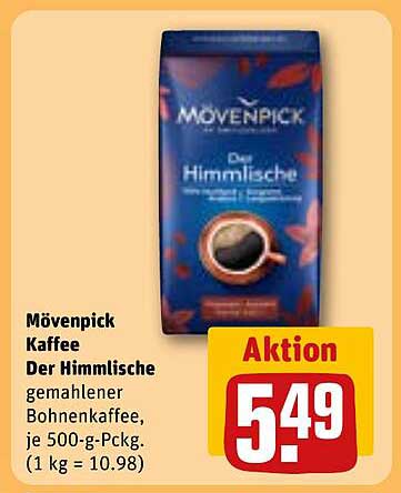 Mövenpick Kaffee Der Himmlische