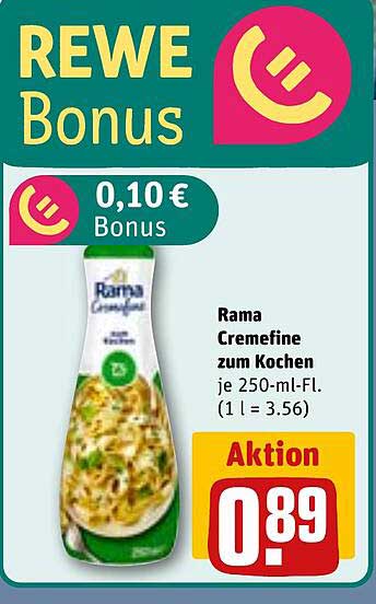 Rama Cremefine zum Kochen