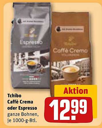 Tchibo Caffè Crema oder Espresso