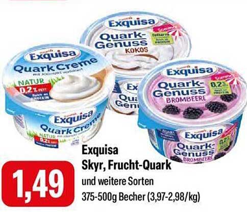 Exquisa Skyr, Frucht-Quark