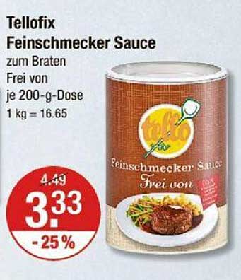 Tellofix Feinschmecker Sauce