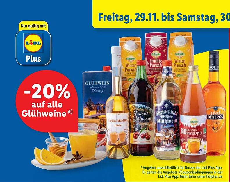 -20% auf alle Glühweine