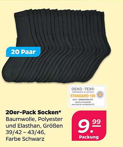 20er-Pack Socken*