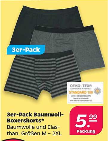 3er-Pack Baumwoll-Boxershorts*