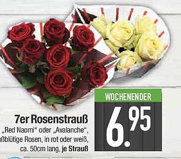 7er Rosenstrauß