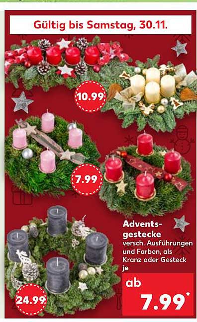 Adventsgestecke