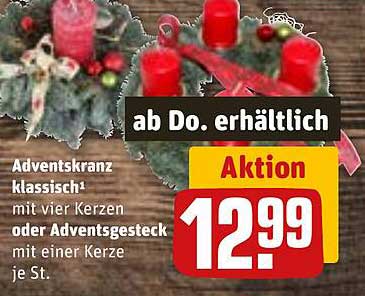 Adventskranz klassisch