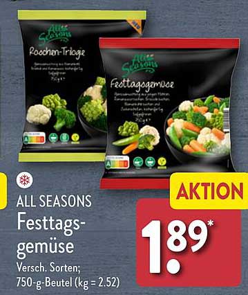 ALL SEASONS Festtagsgemüse