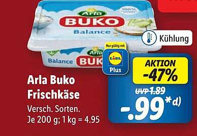 Arla Buko Frischkäse