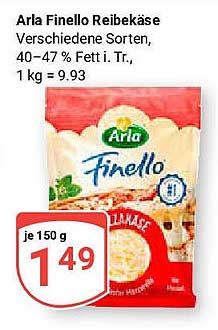 Arla Finello Reibekäse