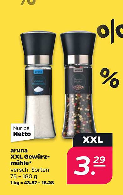 aruna XXL Gewürzmühle