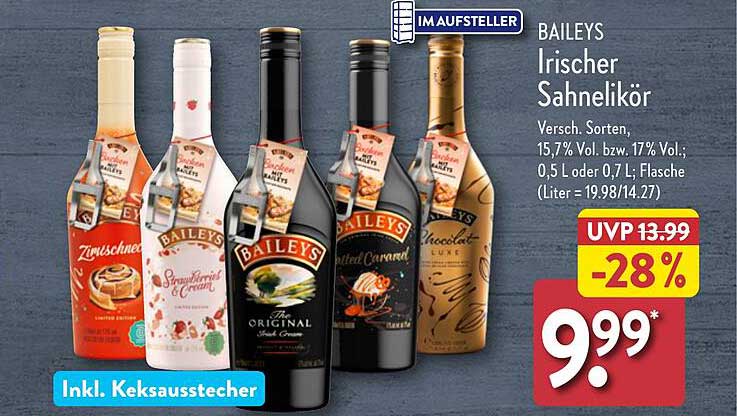 BAILEYS Irischer Sahnelikör