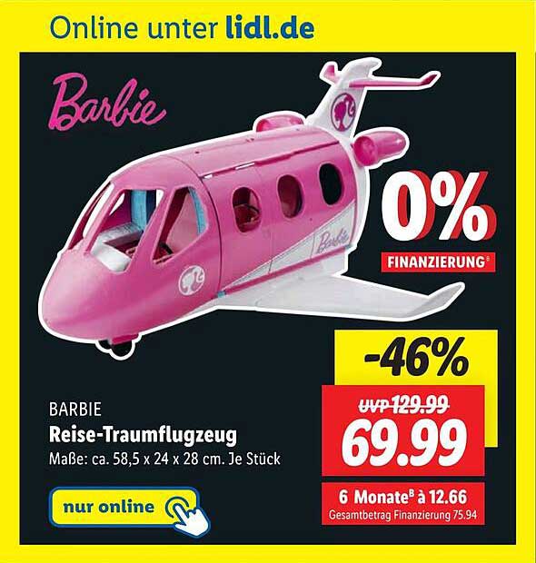 BARBIE Reise-Traumflugzeug